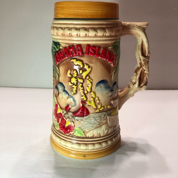 Bahama Islands Ceramic Stein Mug - Picture 1 of 6